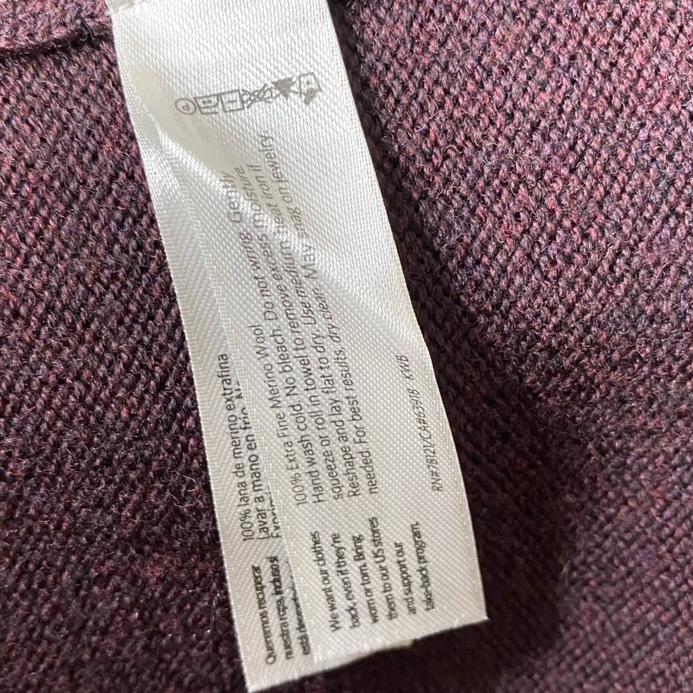 Eileen Fisher Crewneck 100% Merino Regenerative Wool Tunic Pullover Sweater M - Picture 13 of 14